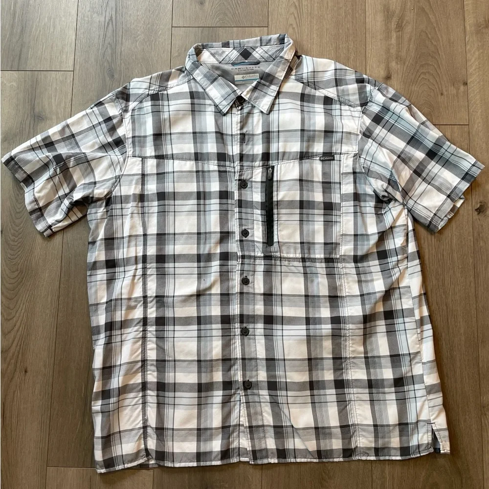 Columbia Omni-Shade Men's XL performance short sleeve button down - Picture 1 of 5